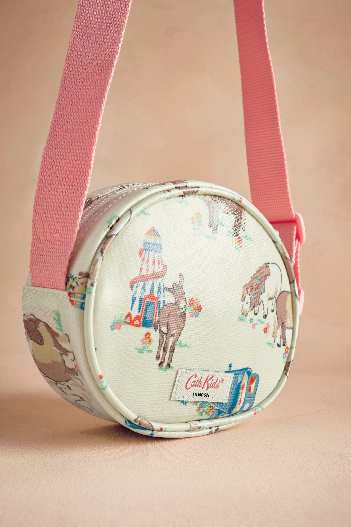 Túi đeo chéo trẻ em/Kids Crossbody - Seaside Donkeys - Ecru - AA4636