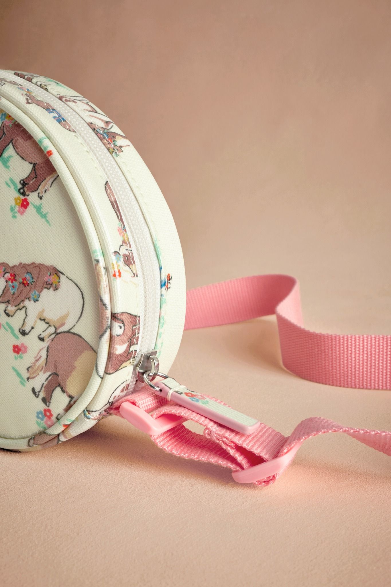 Túi đeo chéo trẻ em/Kids Crossbody - Seaside Donkeys - Ecru - AA4636