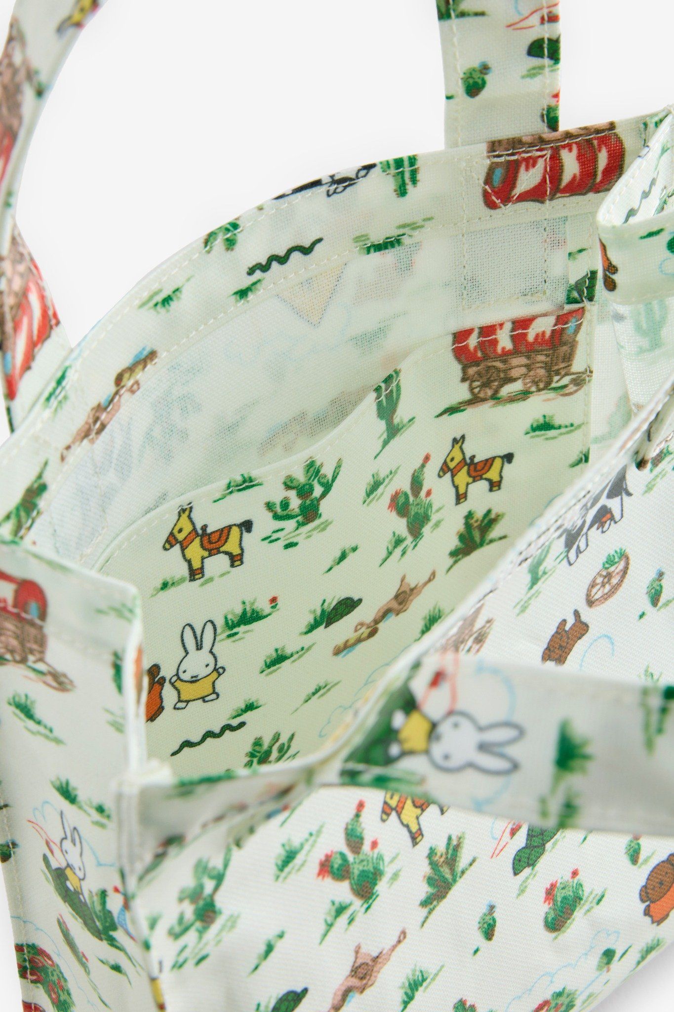 Túi đeo tay/Shopper Bags - Miffy Rodeo - Ecru - AK5161