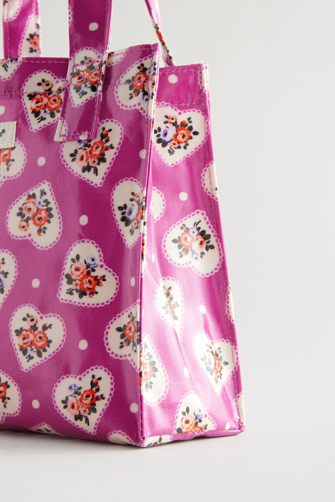 Túi đeo vai/Shopper Bags - Lace Hearts - Pink - B01359