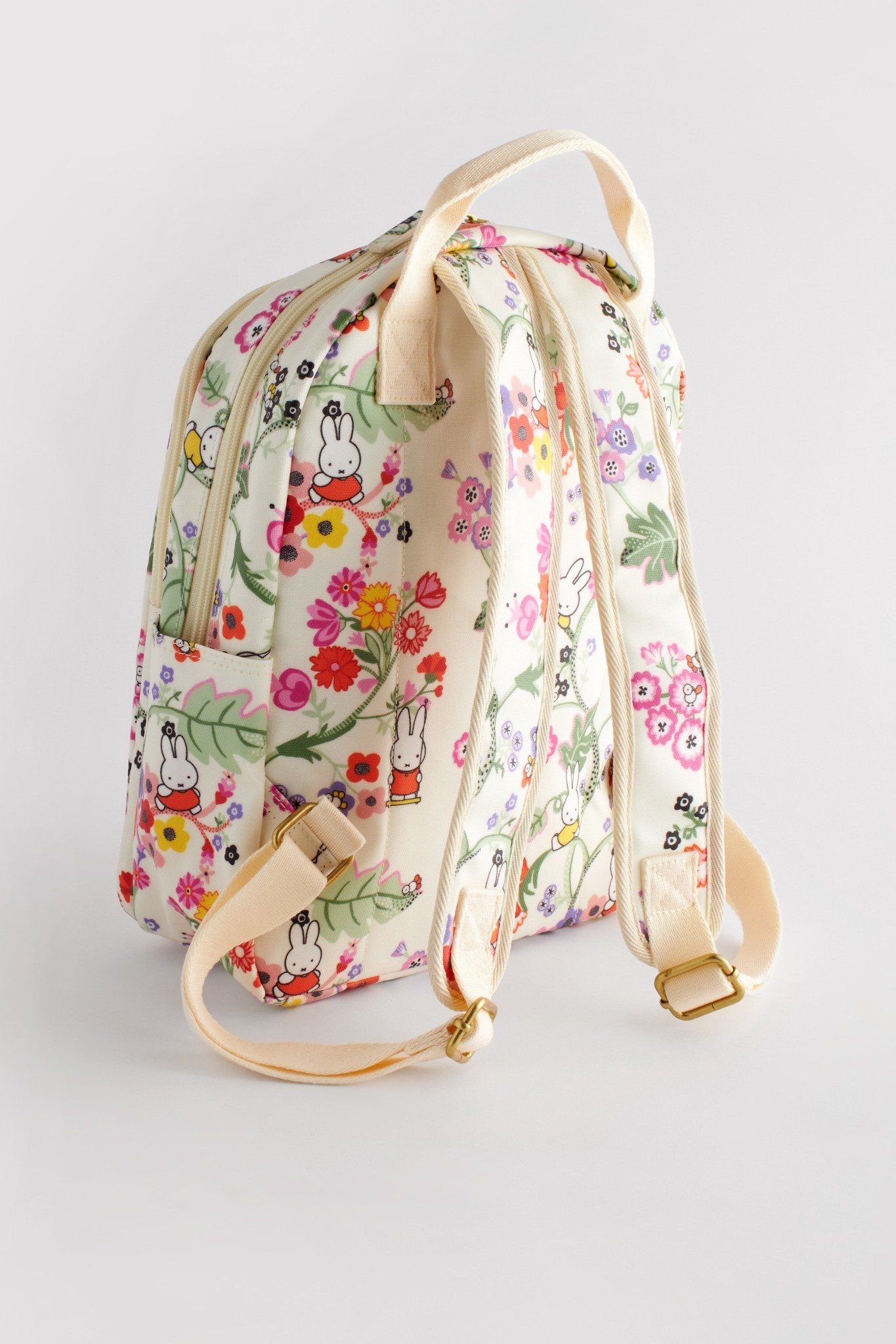 Ba lô đi học/đi làm/Pocket Backpack - Miffy Botanical - Ecru