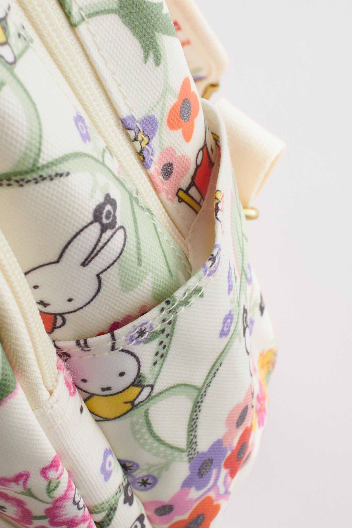 Ba lô đi học/đi làm/Pocket Backpack - Miffy Botanical - Ecru