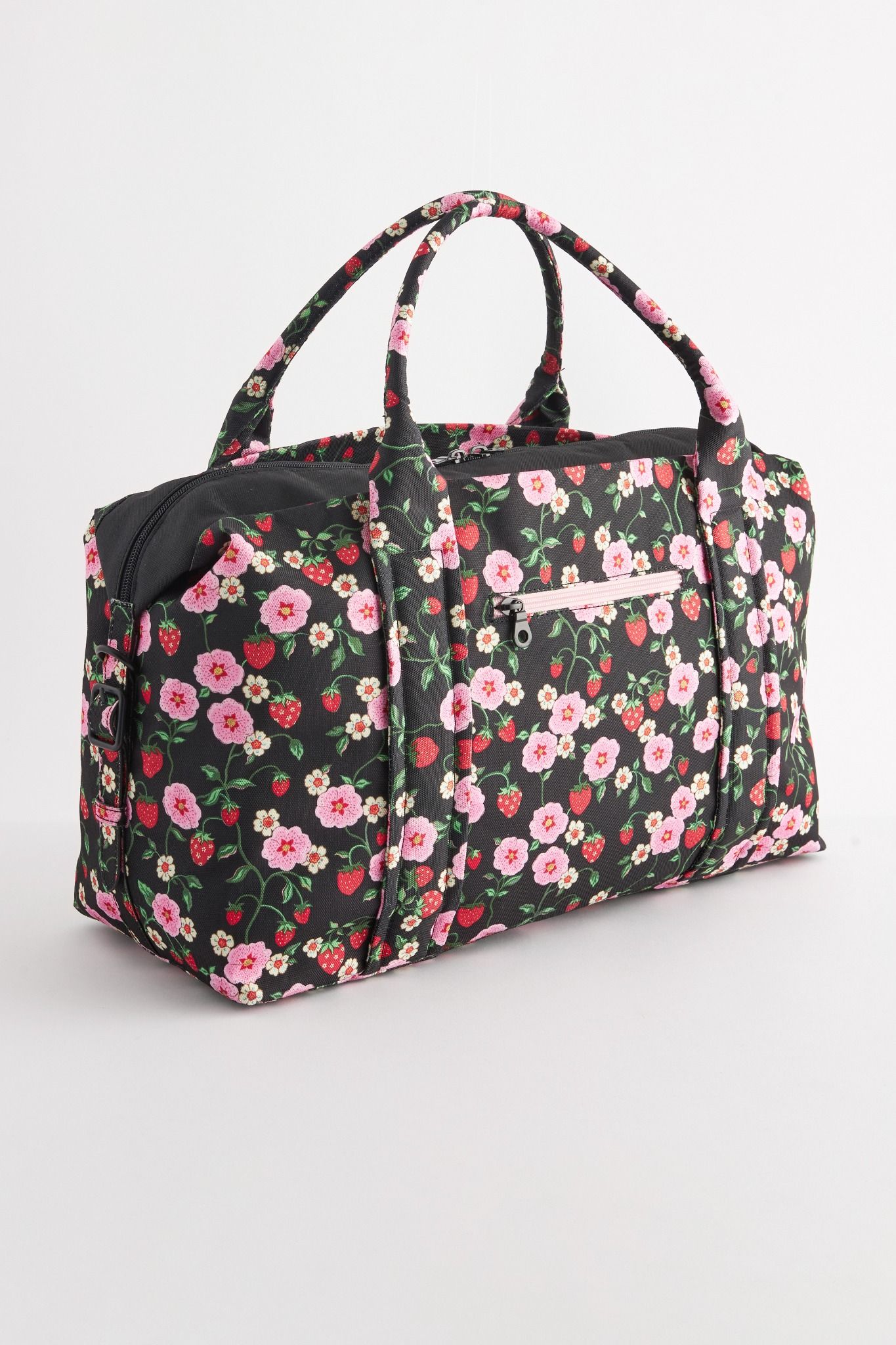 Túi du lịch/Travel holdall - Strawberry Small - Đen