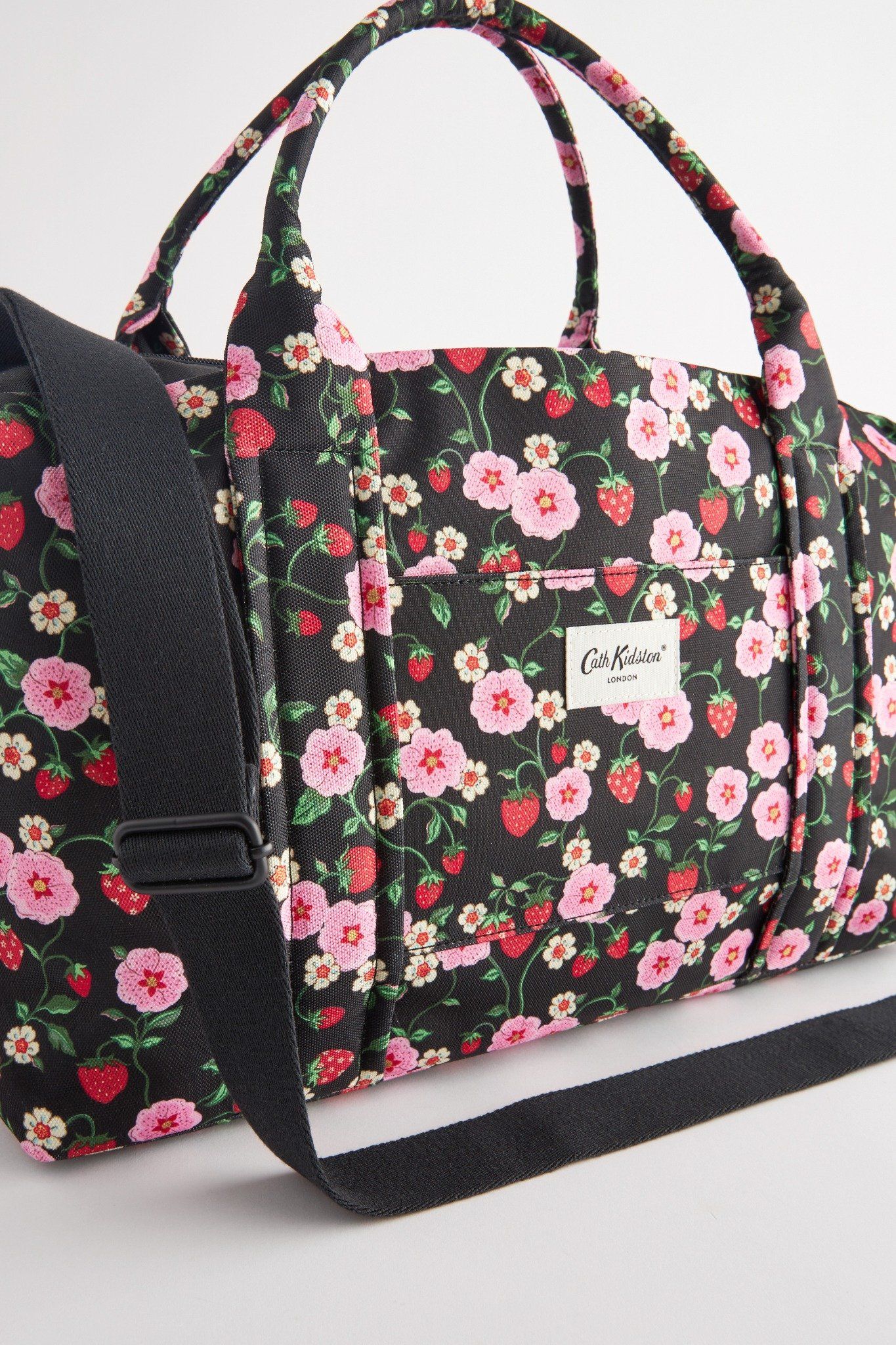Túi du lịch/Travel holdall - Strawberry Small - Đen