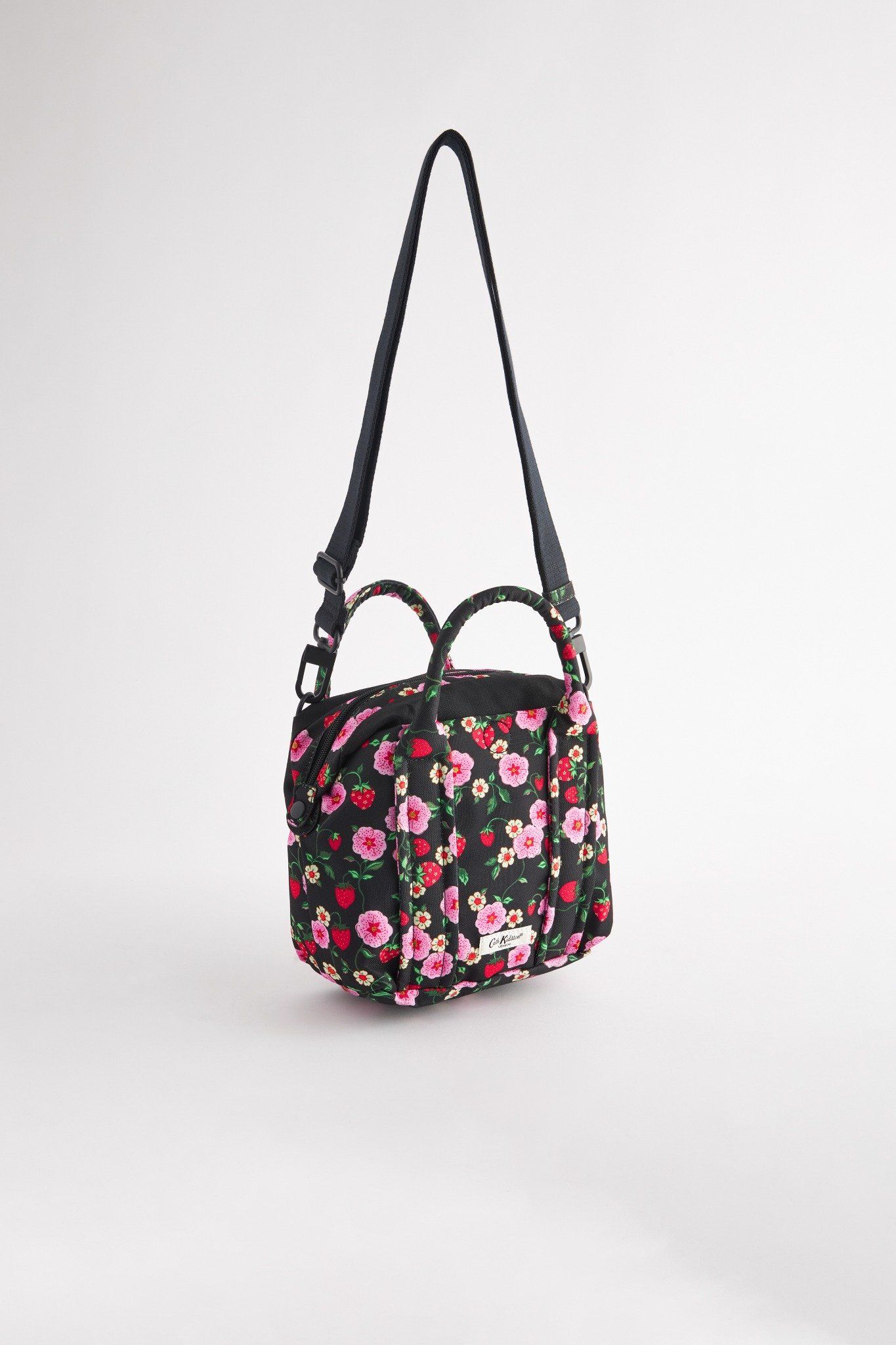 Túi đeo chéo/Travel Crossbody - Strawberry - Đen
