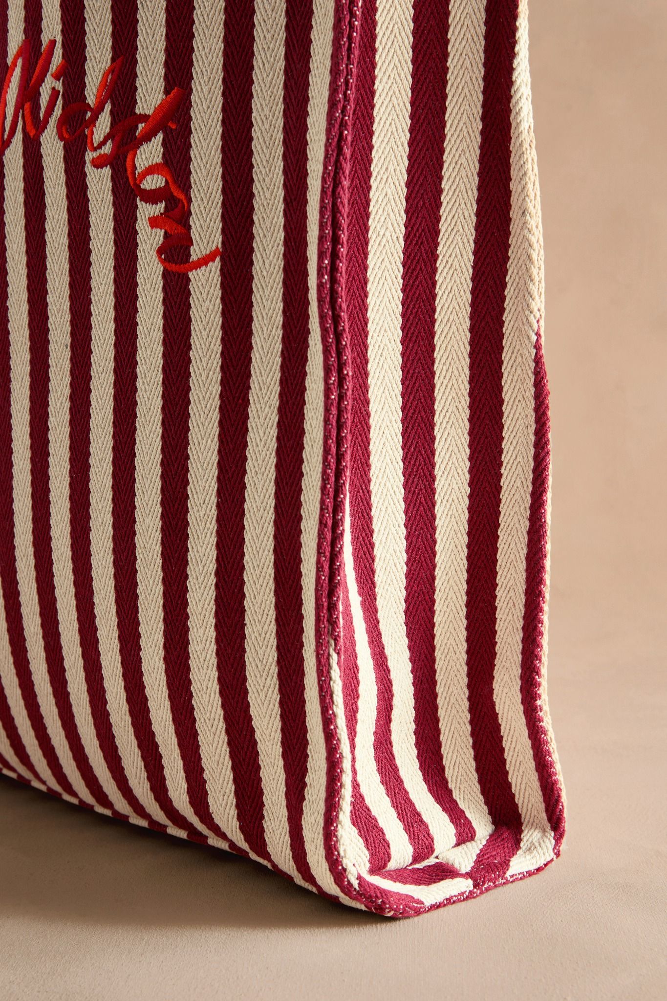 Túi đeo vai/Shopper - Cherry Stripe - Burgundy Red - AL8177