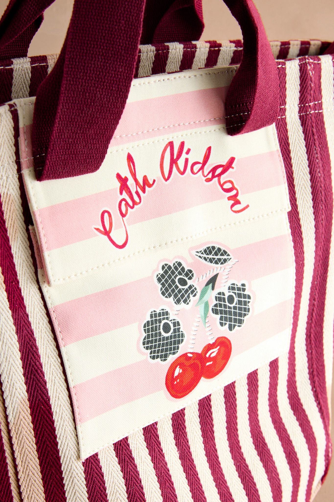 Túi đeo vai/Shoulder - Cherry Stripe - Burgundy Red - AL8180