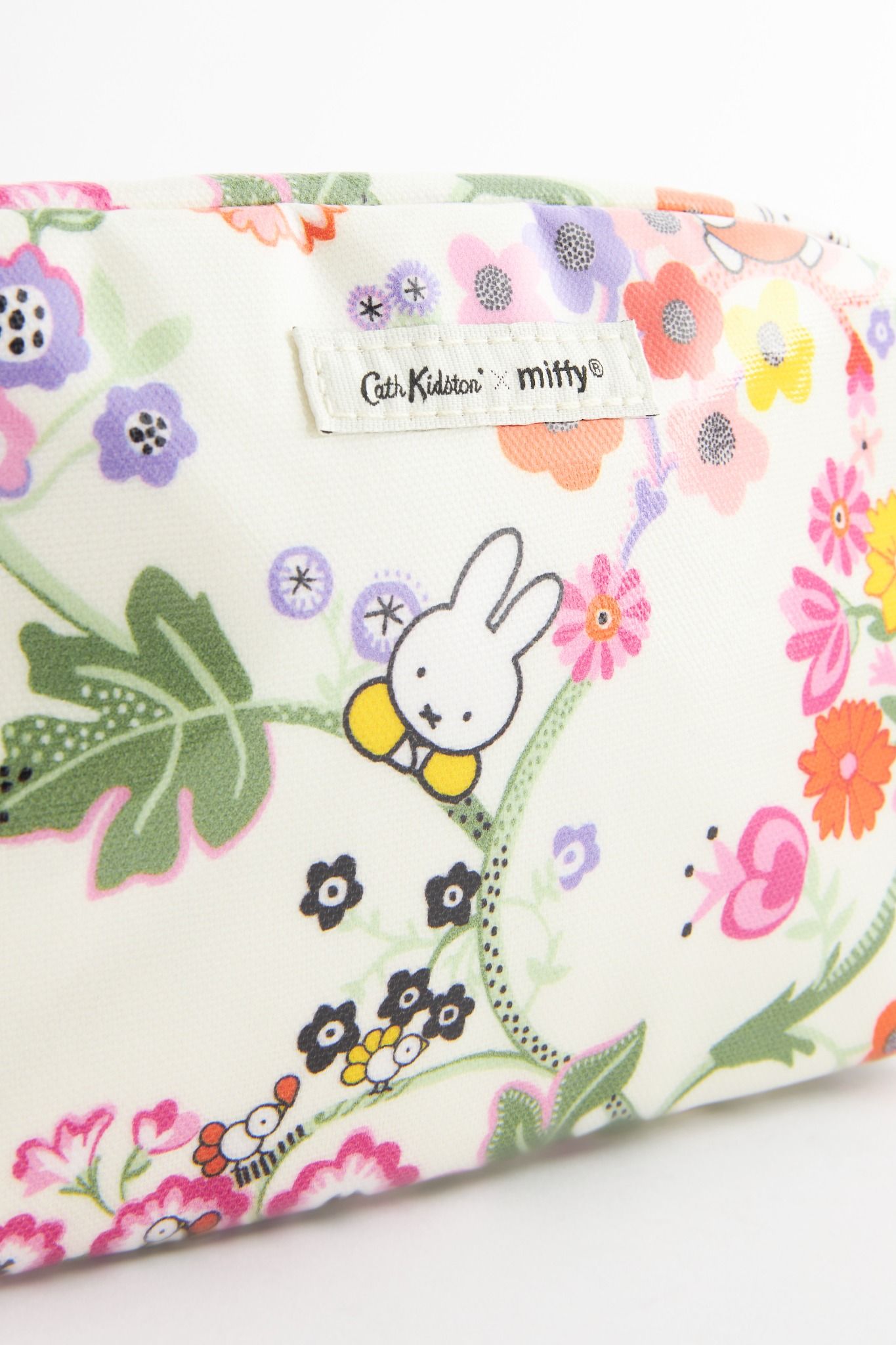 Túi đựng mỹ phẩm/Make up bag - Miffy Botanical - Ecru