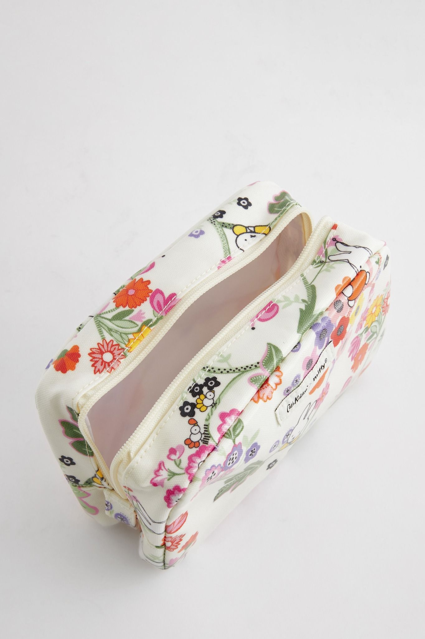 Túi đựng mỹ phẩm/Make up bag - Miffy Botanical - Ecru