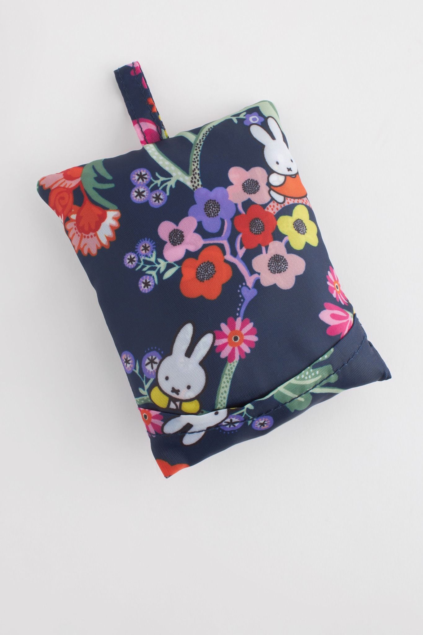 Túi đeo vai xếp gọn/Foldaway Shopper - Miffy Botanical - Navy