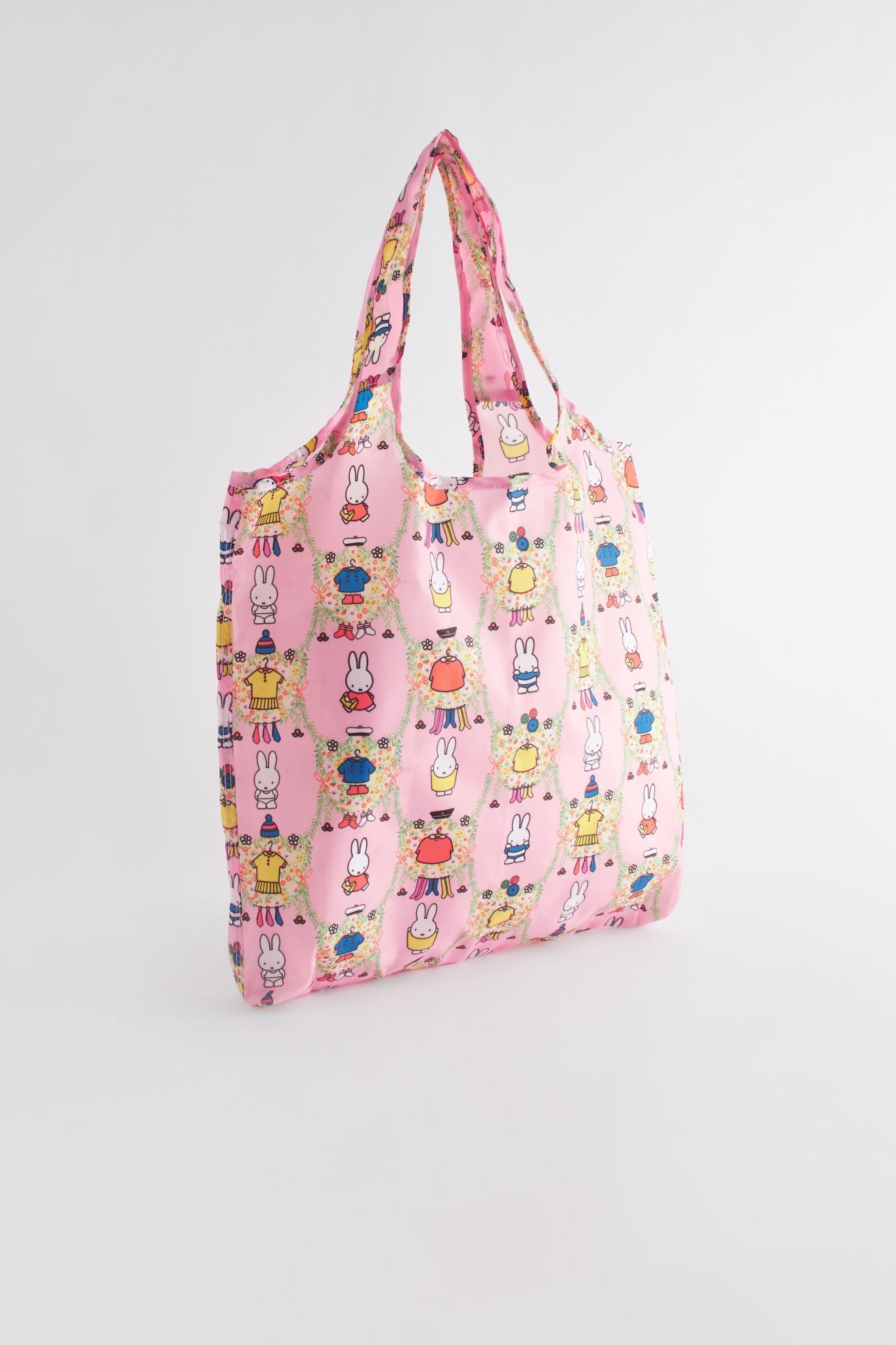 Túi đeo vai xếp gọn/Foldaway Shopper - Miffy Placement - Pink