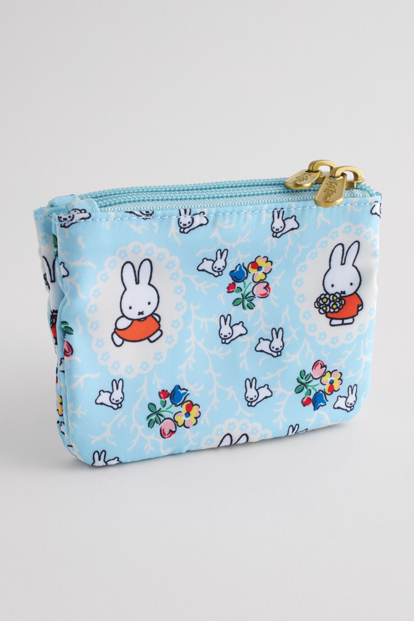 Ví 2 ngăn/Double Zip Purse - Miffy Ditsy - Blue