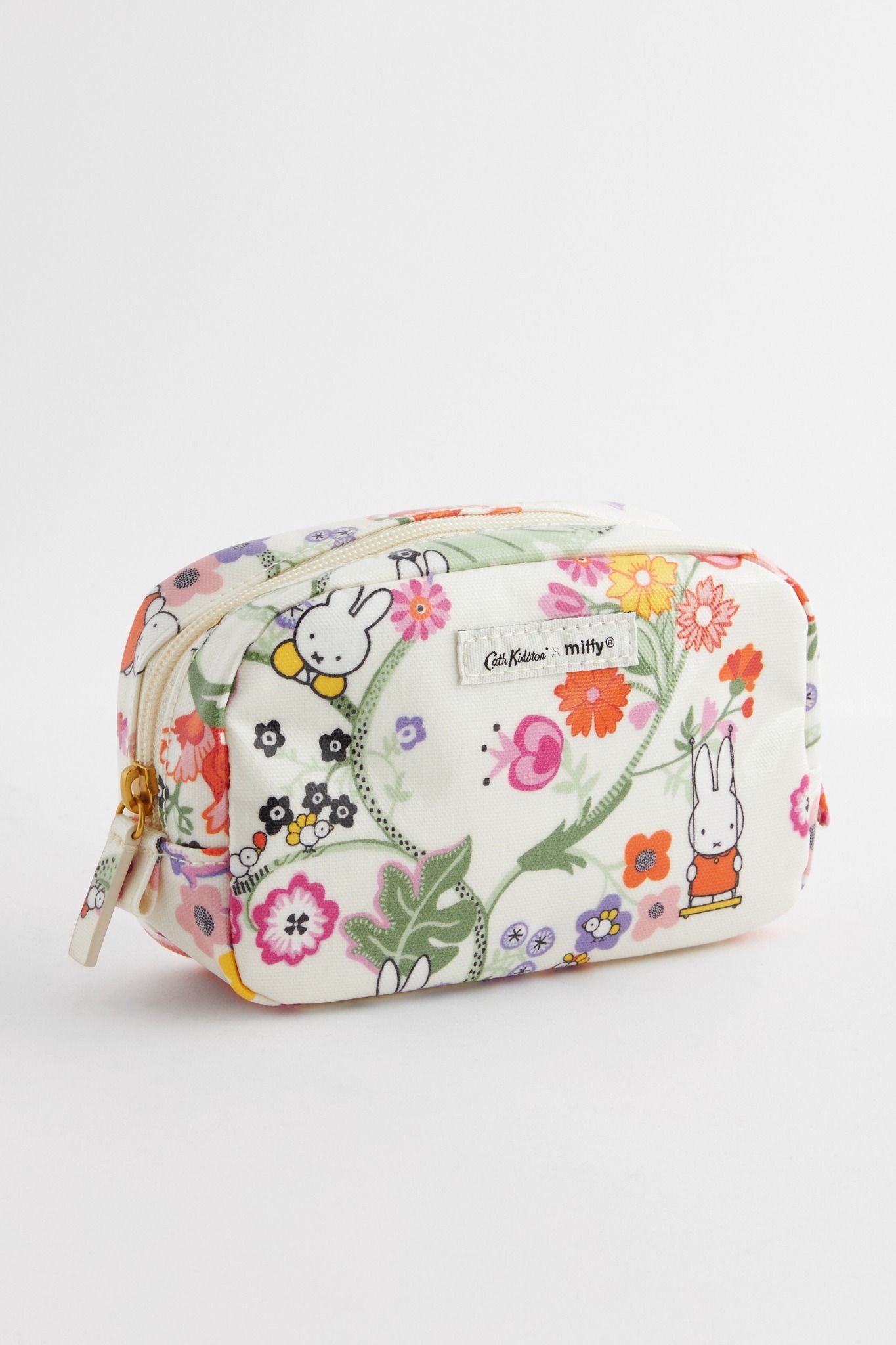 Túi đựng mỹ phẩm/Make up bag - Miffy Botanical - Ecru