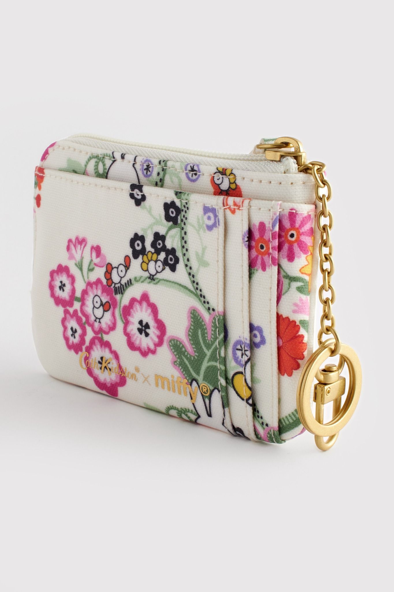 Ví ngắn/Card & Coin Purse - Miffy Botanical - Ecru