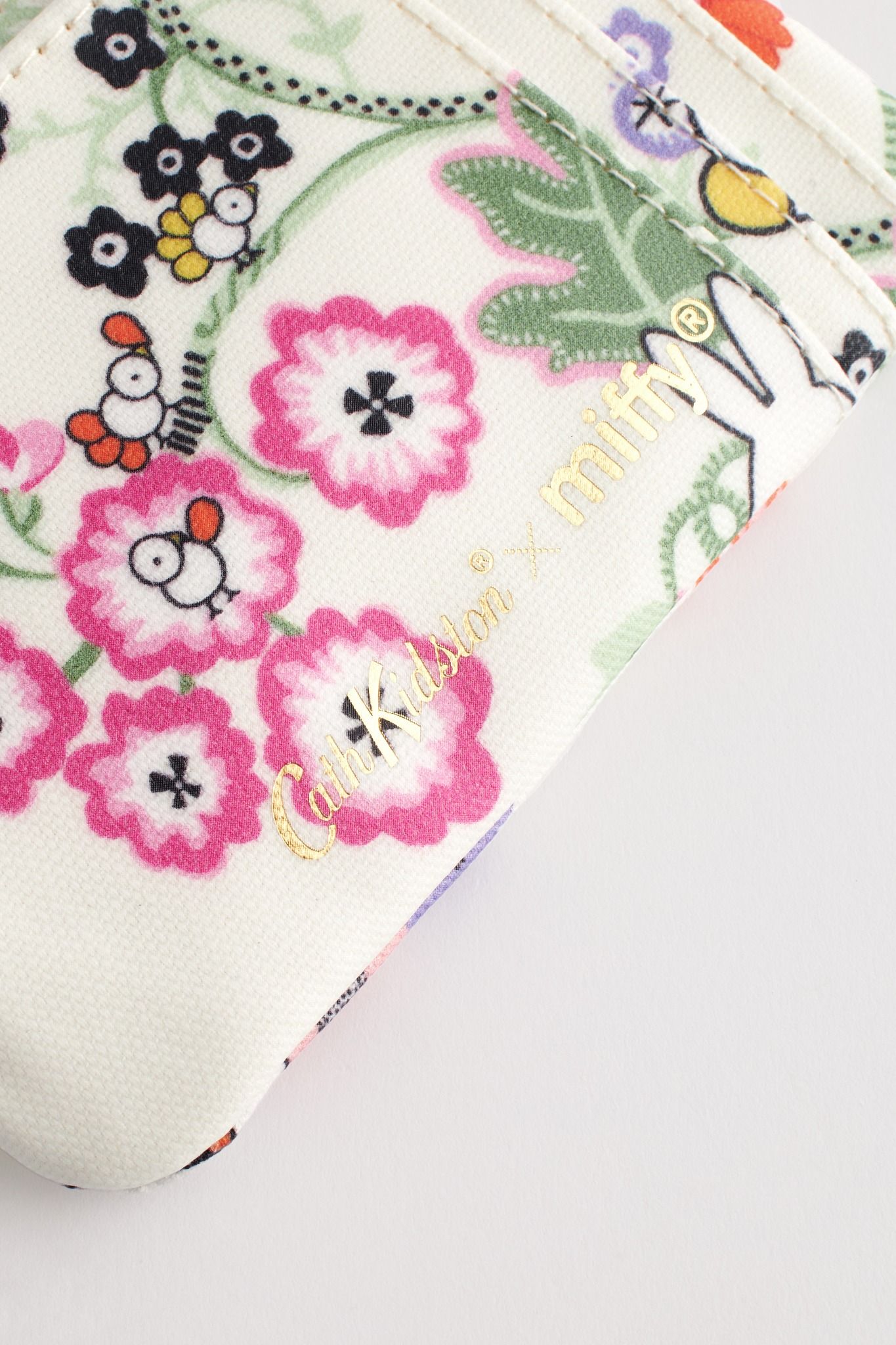 Ví ngắn/Card & Coin Purse - Miffy Botanical - Ecru