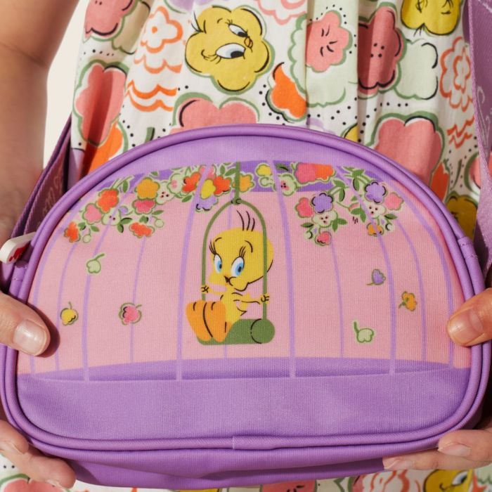  Túi đeo chéo/Novelty Half Moon Cross Body - Tweety Pie 