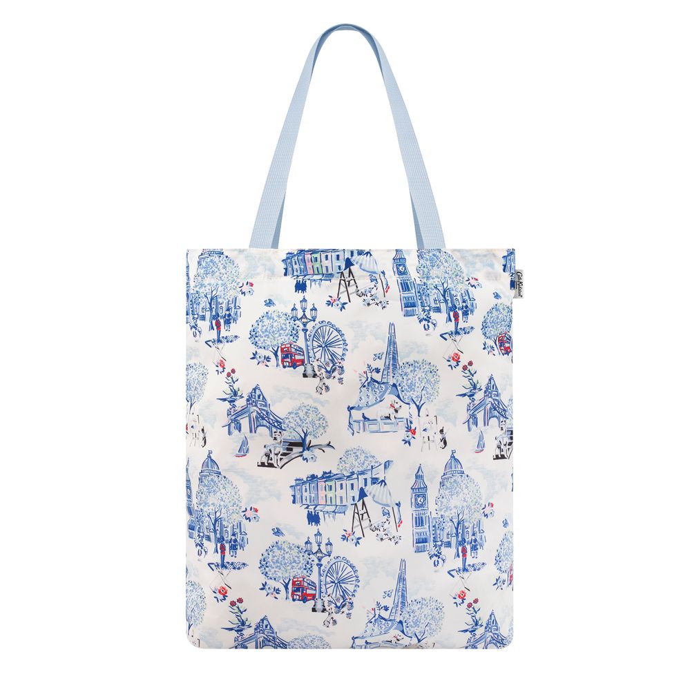 Túi/Small Foldaway Tote 30 Years London Toile - Cream - 1082746
