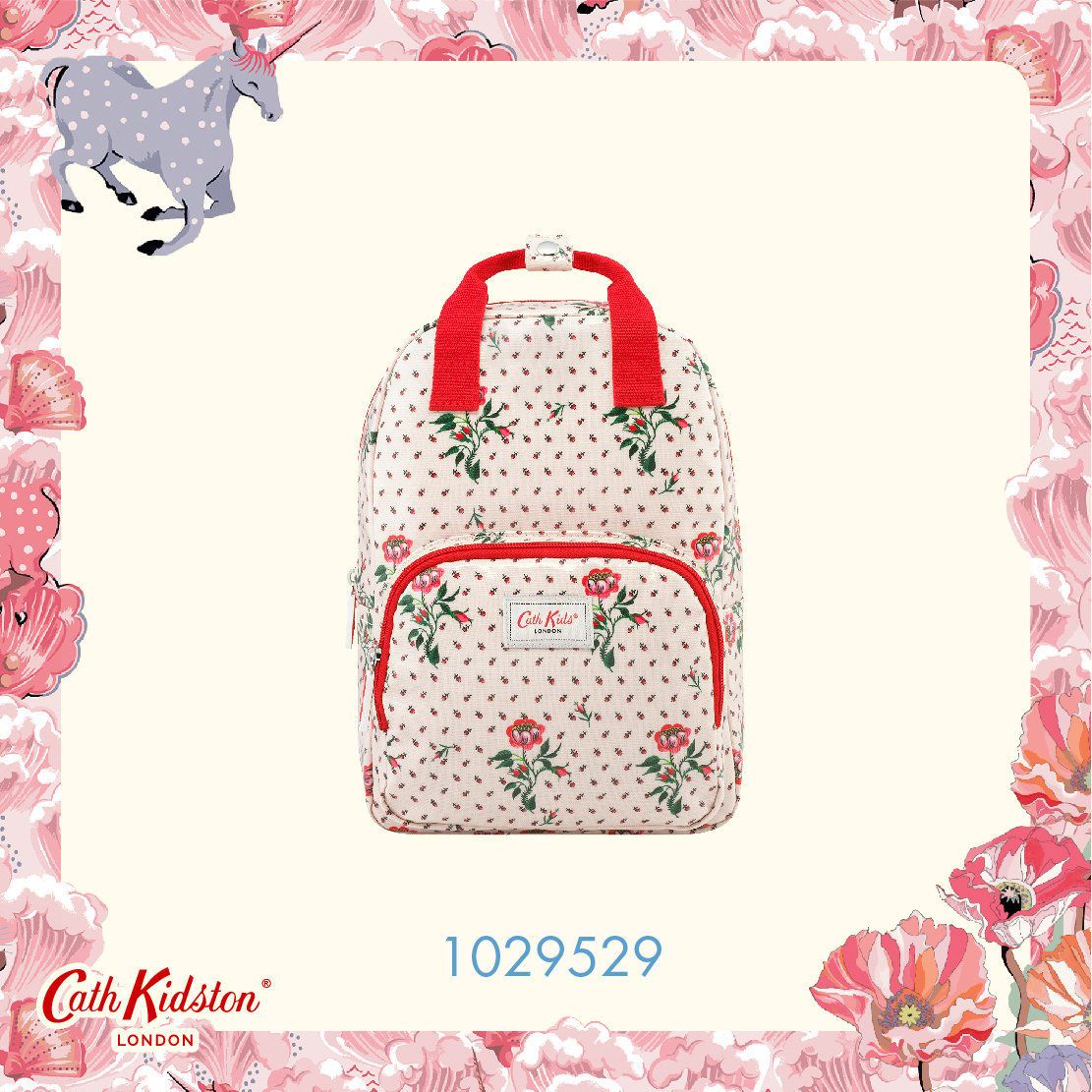 Ba lô cho bé /Kids Medium Backpack - Love Letter - Cream