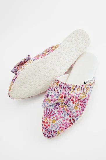 Dép quai ngang/Mule Slipper - Harmony Ditsy - Xanh/Vàng - N07162