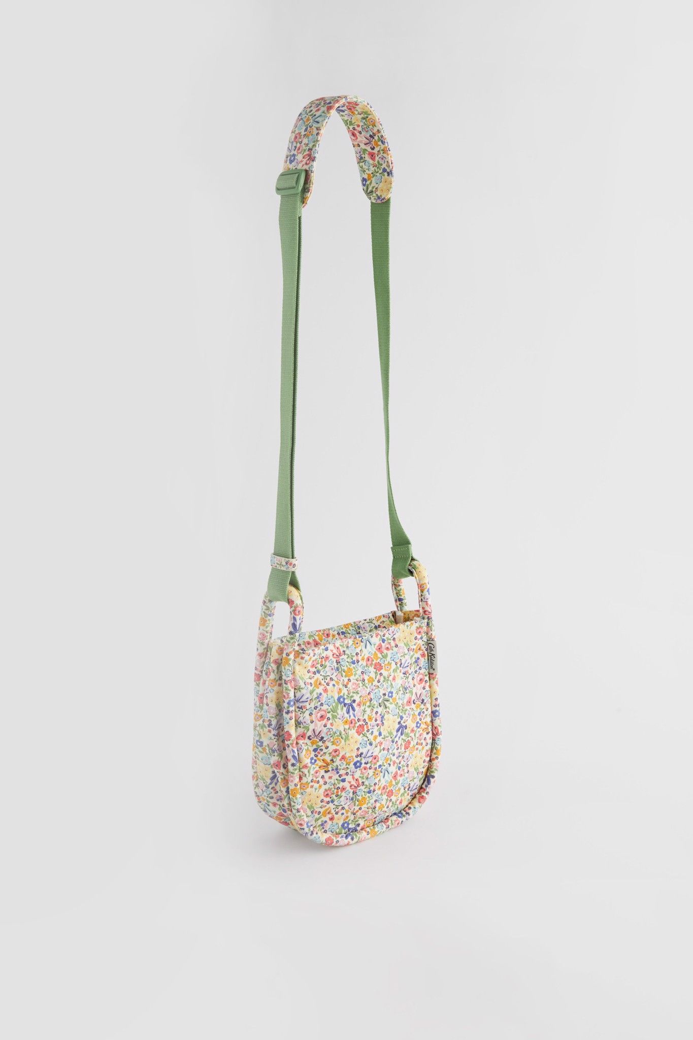Túi đeo chéo/Mini Zipped Messenger - Harmony Ditsy - Xanh và vàng
