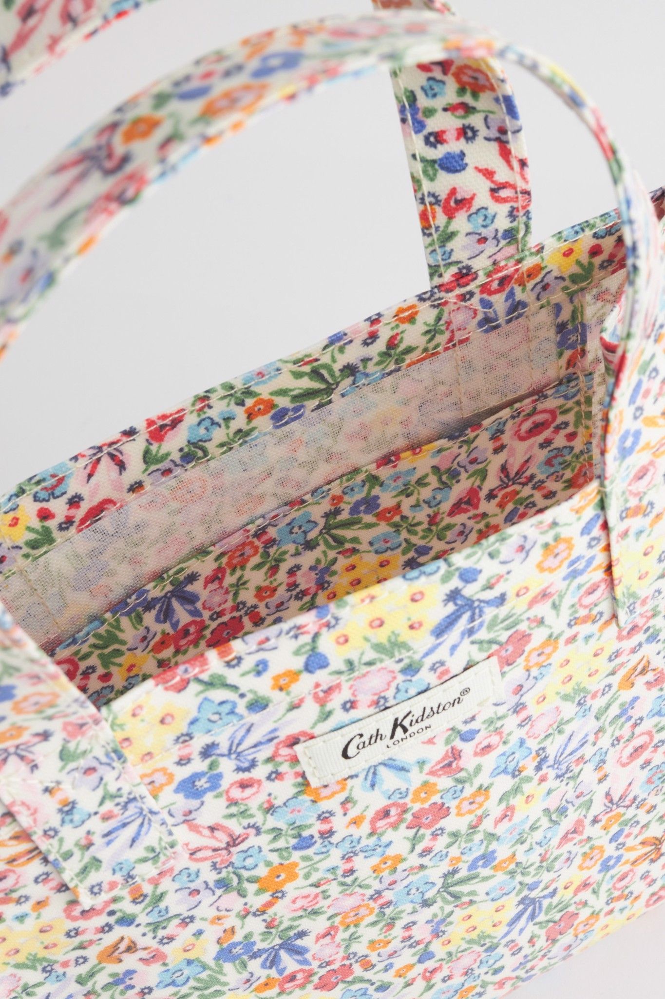 Túi đeo tay/Small Bookbag - Harmony Ditsy - Xanh và vàng