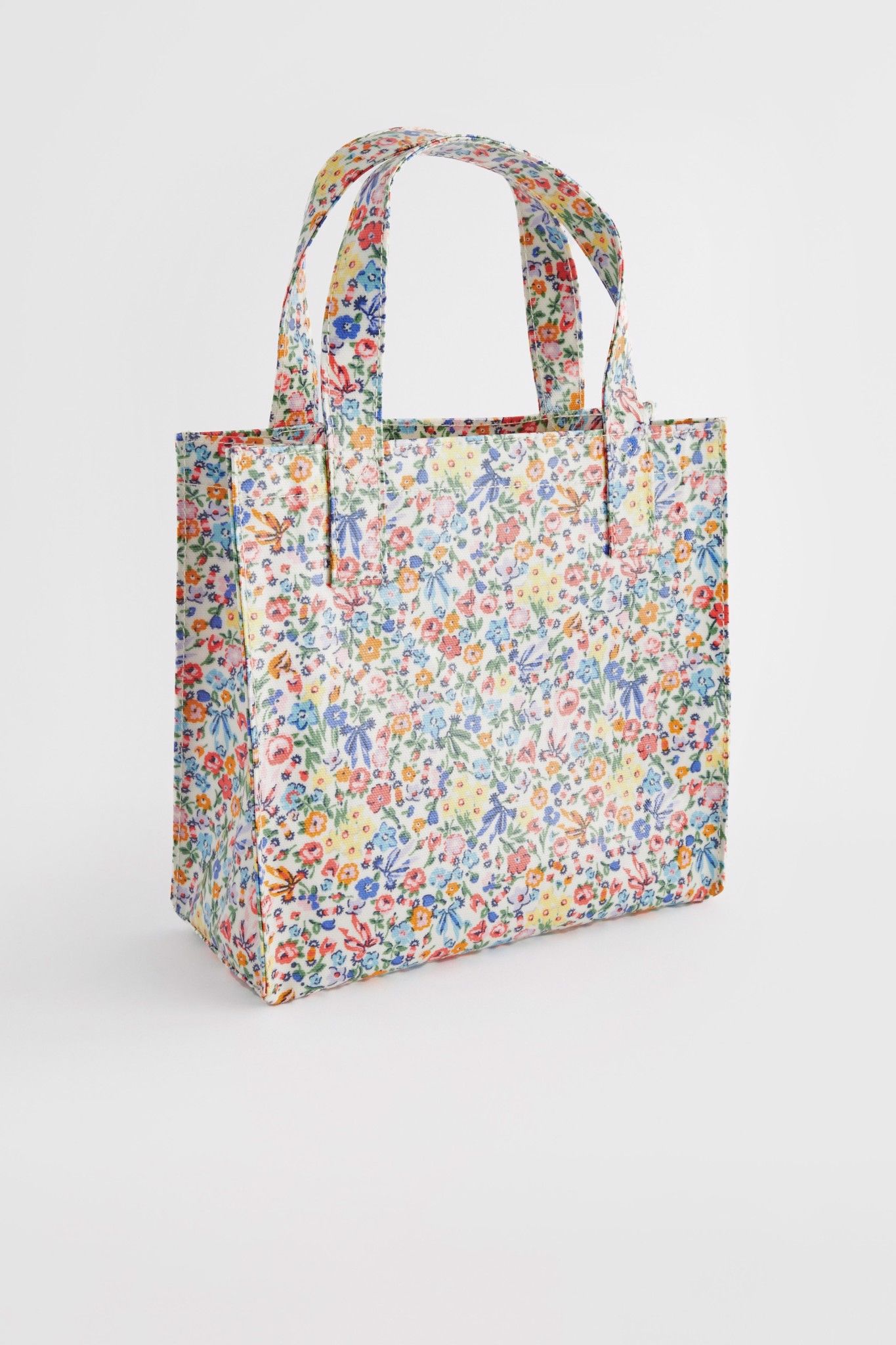 Túi đeo tay/Small Bookbag - Harmony Ditsy - Xanh và vàng