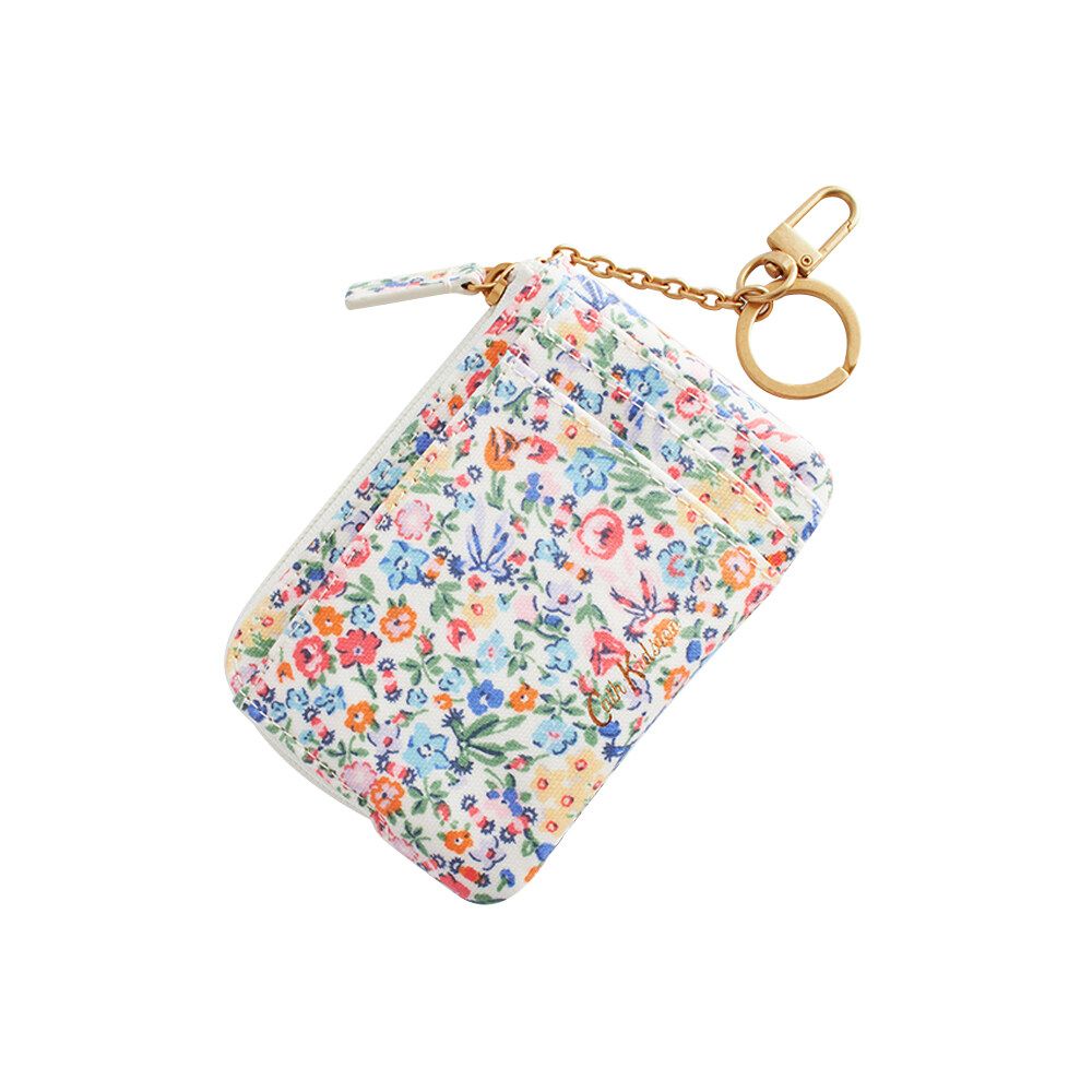 Ví ngắn/Card & Coin Purse - Harmony Ditsy - Xanh và vàng