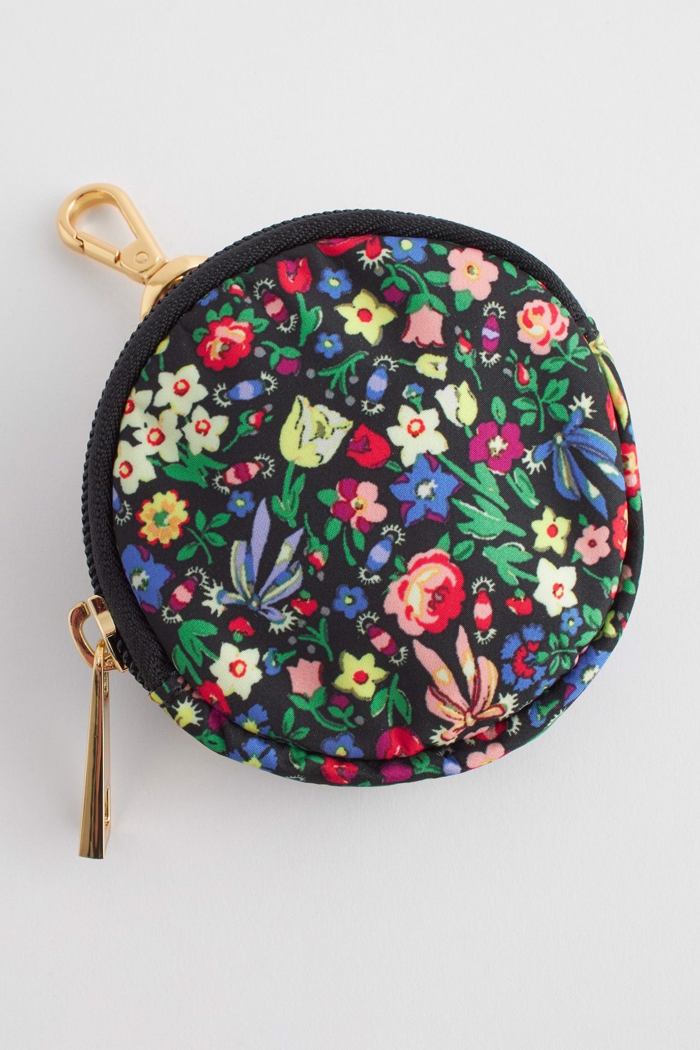 Ví/Round Coin Purse - Harmony Ditsy - Đen
