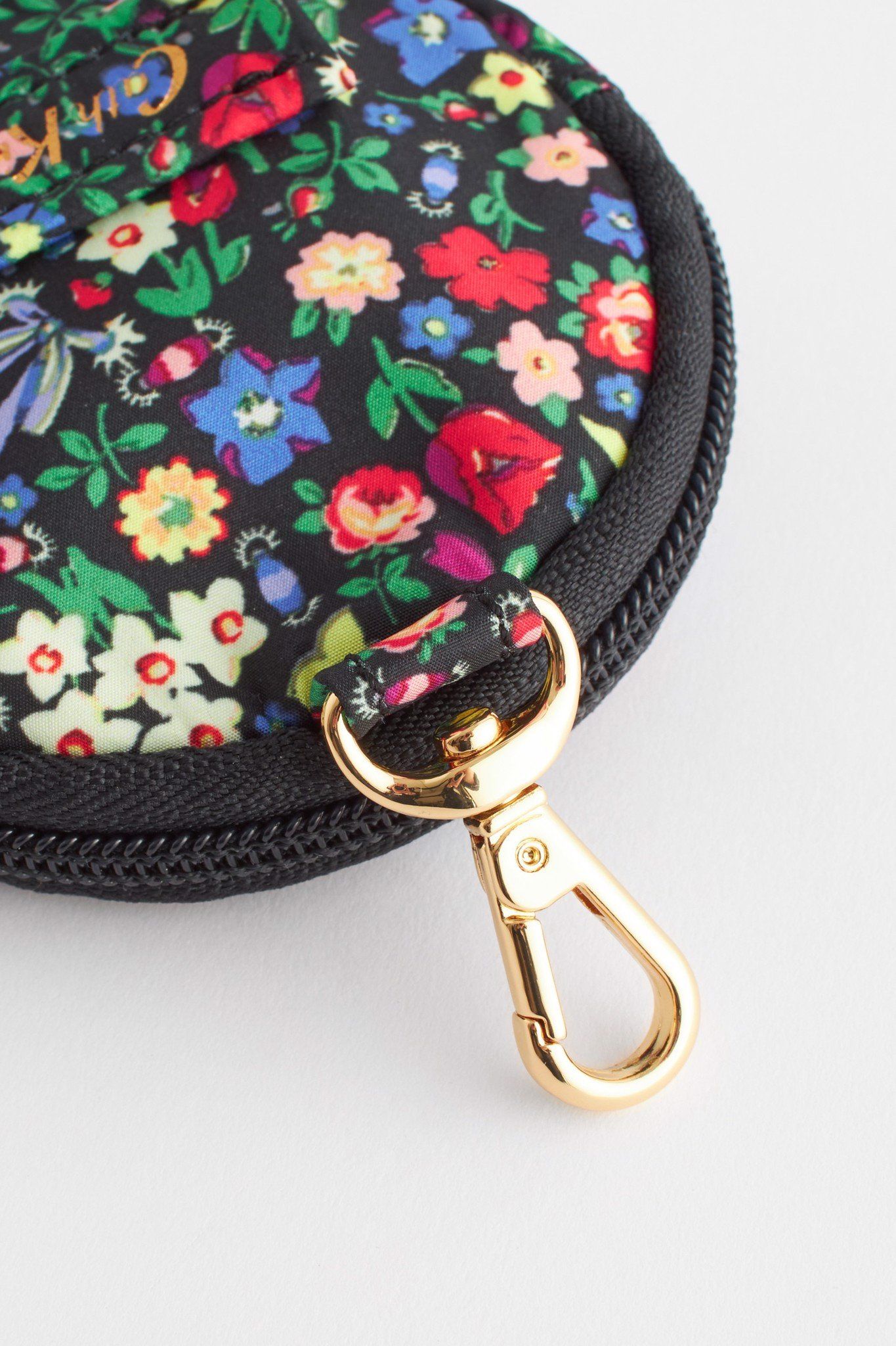 Ví/Round Coin Purse - Harmony Ditsy - Đen