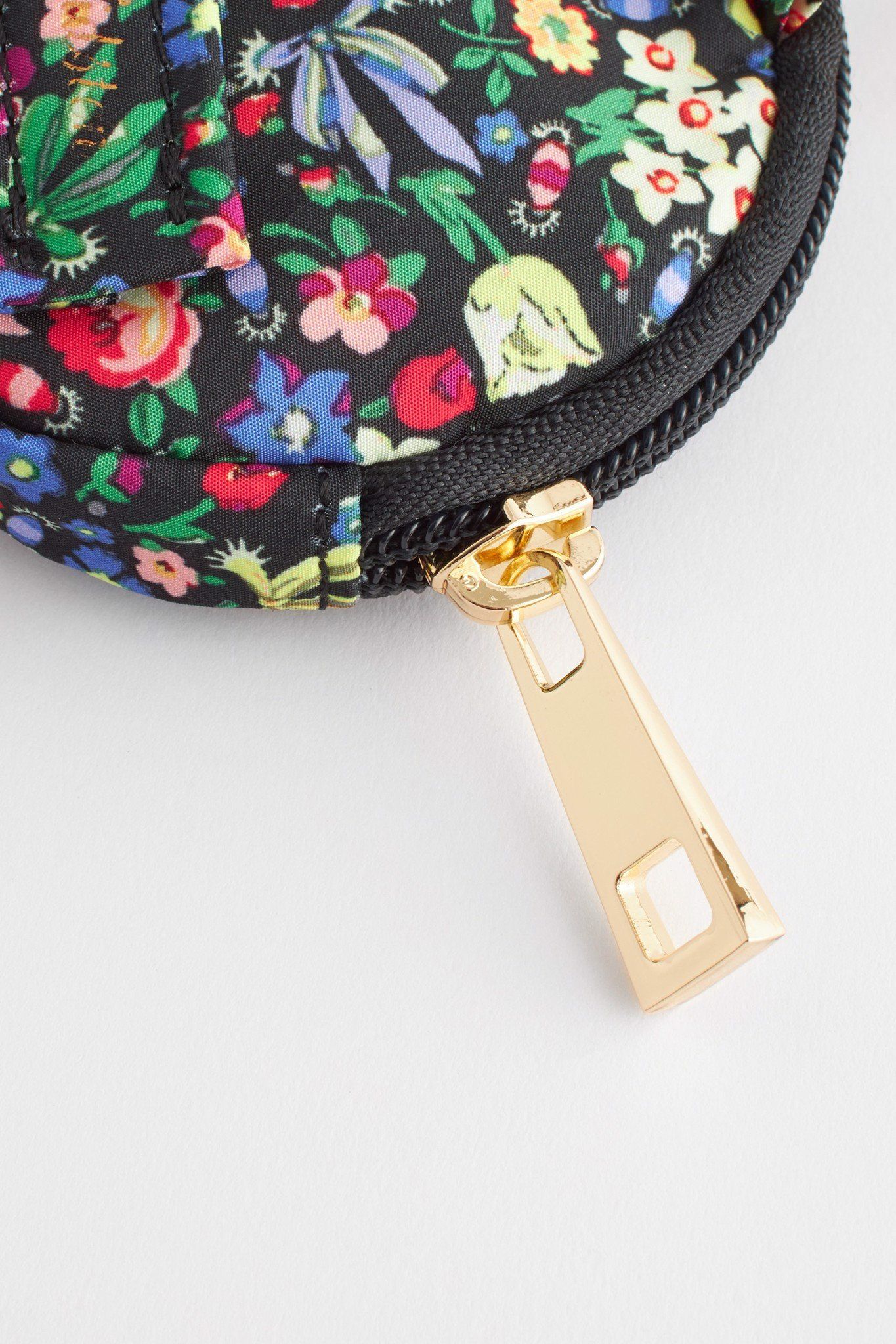 Ví/Round Coin Purse - Harmony Ditsy - Đen