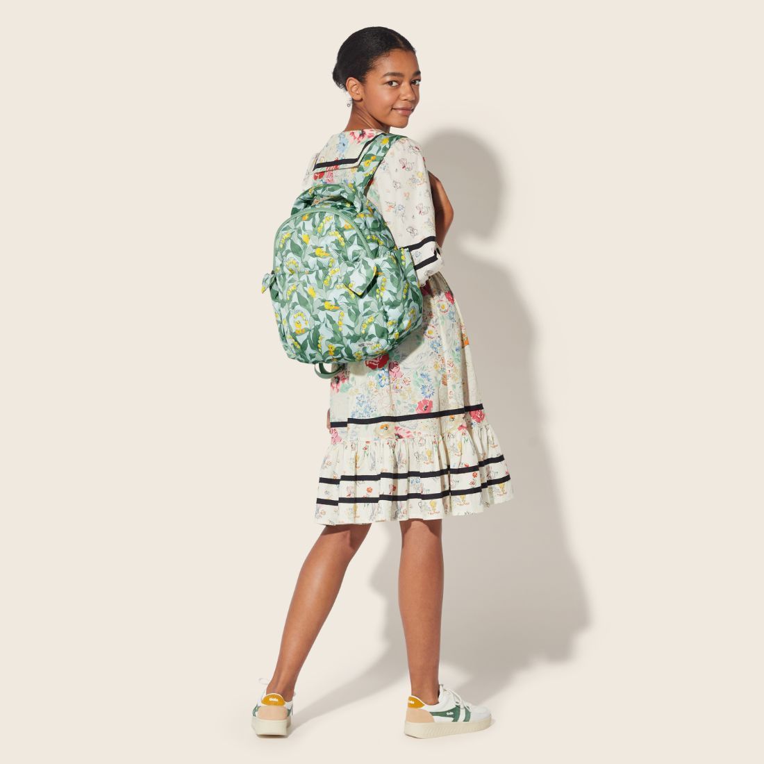 Ba lô đi học/đi làm/Recycled Rose Heart Backpack - Tweety Of The Valley - 1091380
