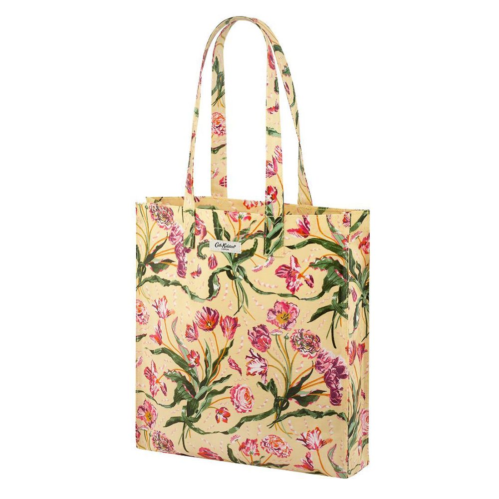 Túi đeo vai/Shiny Bookbag With Gusset - Floral Fancy