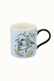  Cath Kidston - Ly/Rosie Fine China Mug - Celestial - Blue 