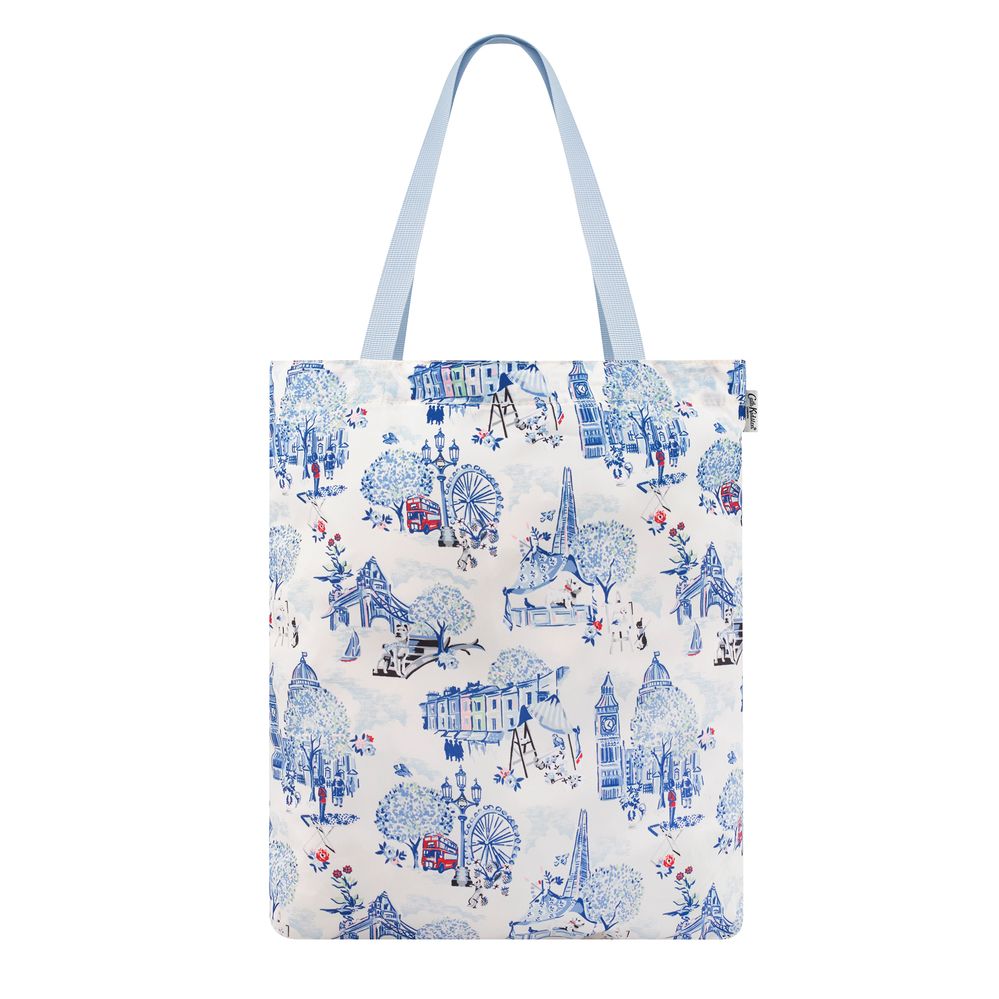  Túi/Small Foldaway Tote  30 Years London Toile - Cream - 1082746 