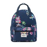  Ba Lô\MFS Backpack w' hanging loop New Birds and Roses-Navy-1072761 