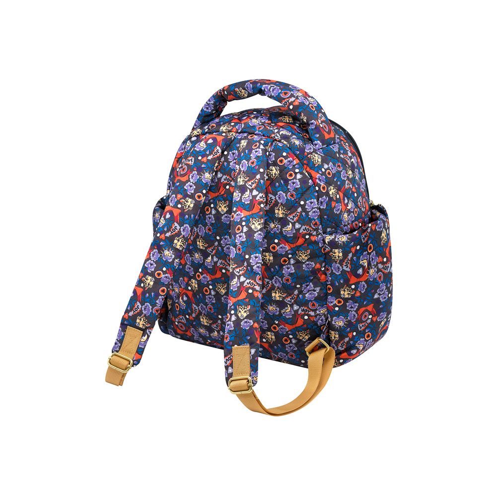  Cath Kidston - Ba lô đi học/đi làm/ du lịch/Recycled Rose Heart Backpack - Pinball Ditsy - Purple 