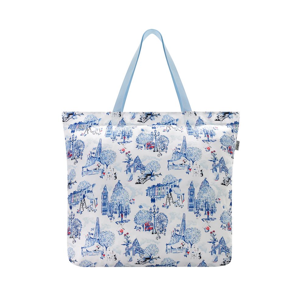  Túi/Large Foldaway Tote  30 Years London Toile - Cream - 1083354 