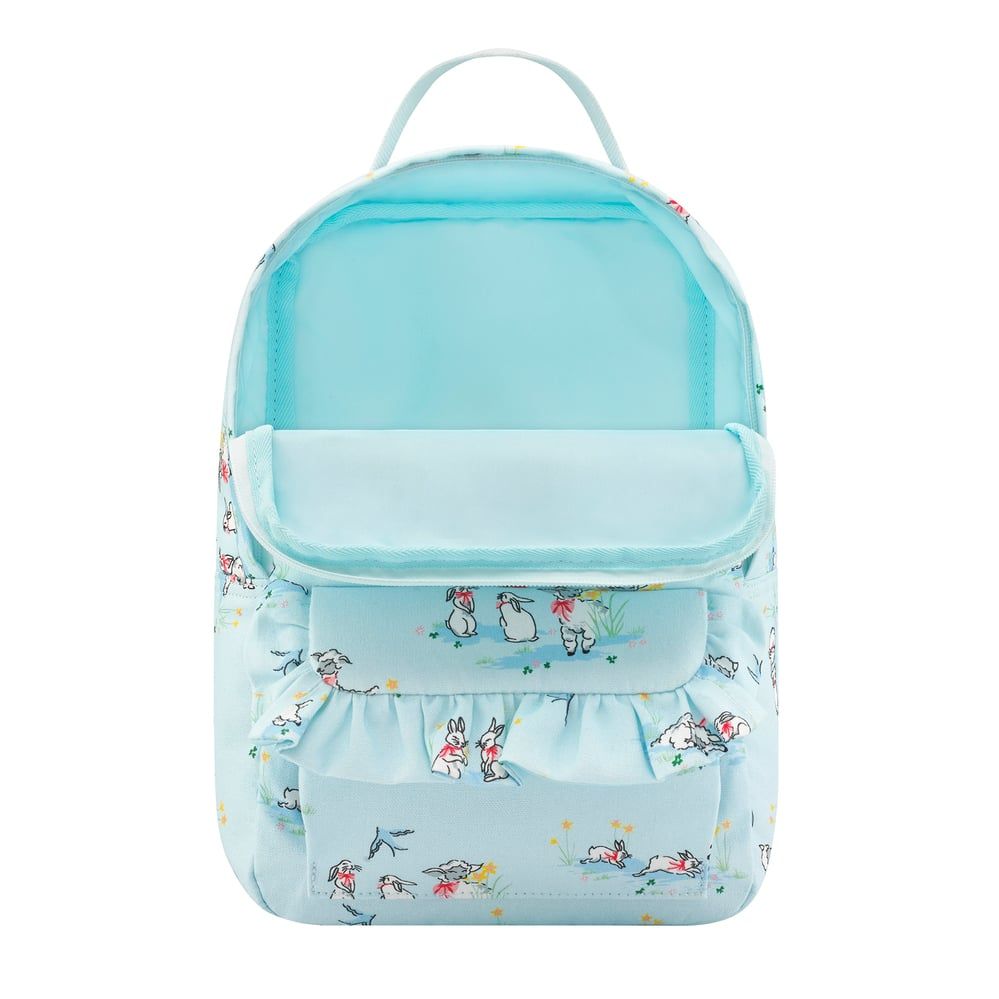  Ba lô/Kids Modern Frilly Medium Backpack Spring Bunnies and Lambs  - Blue - 1088793 