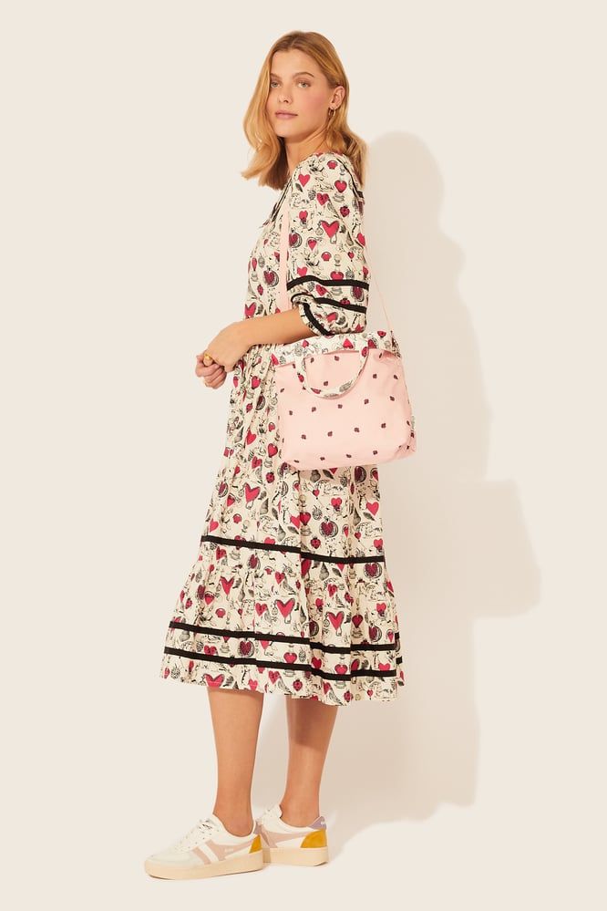 Túi đeo chéo/Reversible Cross Body Shape my Heart - Cream - 1082951