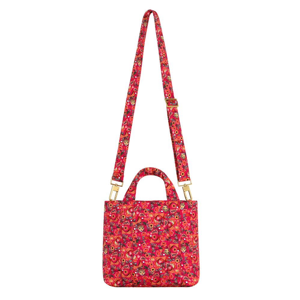  Cath Kidston - Túi đeo chéo/The Quilt Cross Body - Pinball Ditsy - Pink/Orange 