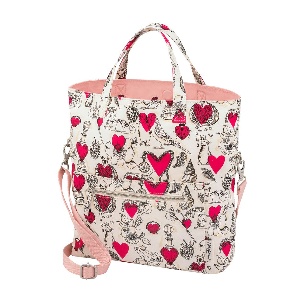  Túi đeo chéo/Reversible Cross Body Shape my Heart - Cream - 1082951 