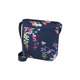  Túi đeo chéo/MFS Zipped Messenger Bag - New Birds and Roses - Navy 