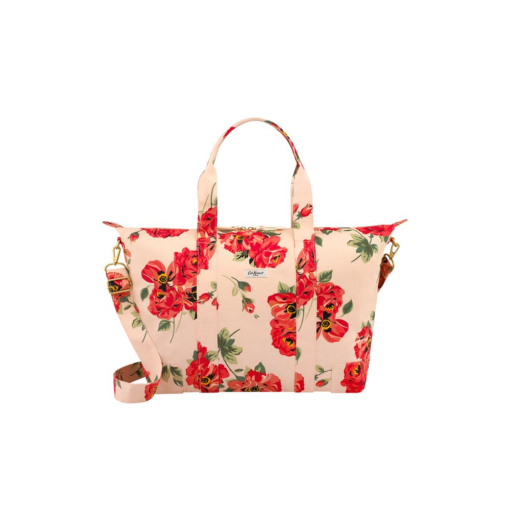  Túi du lịch xếp gọn/Foldaway Overnight Bag - Archive Rose - Peach/Red 