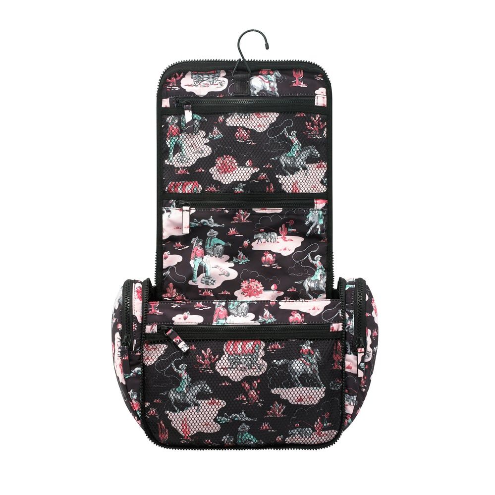 Túi đựng đồ dùng nhà tắm/Large Travel Wash Bag Cowgirl - Black - 1083798