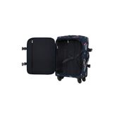  Va li/Four Wheel Small Suitcase Spot Bouquet - Navy - 1083385 