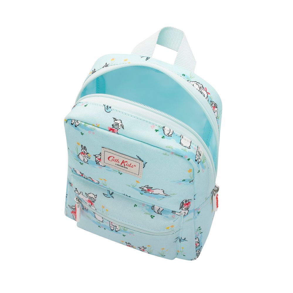  Ba lô trẻ em/Kids Modern Mini Backpack Spring Bunnies and Lambs  - Blue - 1088809 