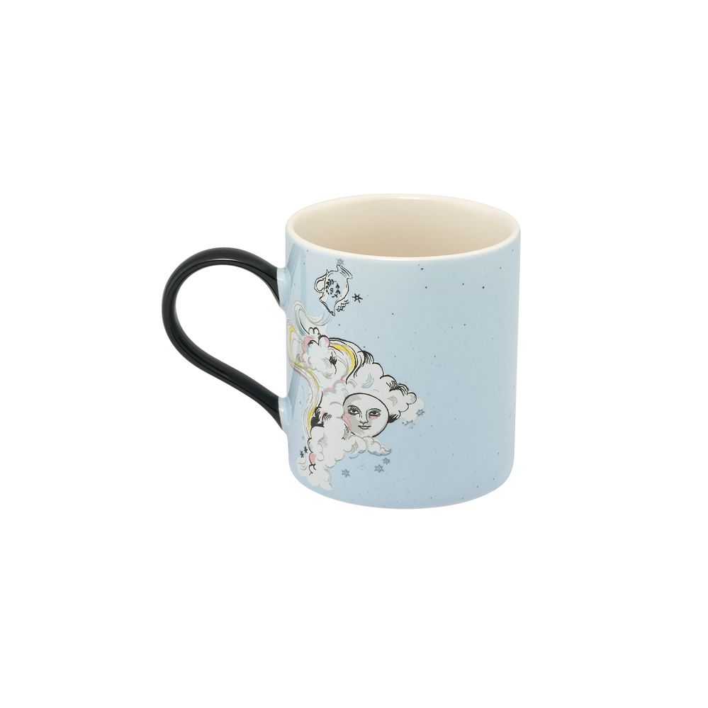  Cath Kidston - Ly/Rosie Fine China Mug - Celestial - Blue 