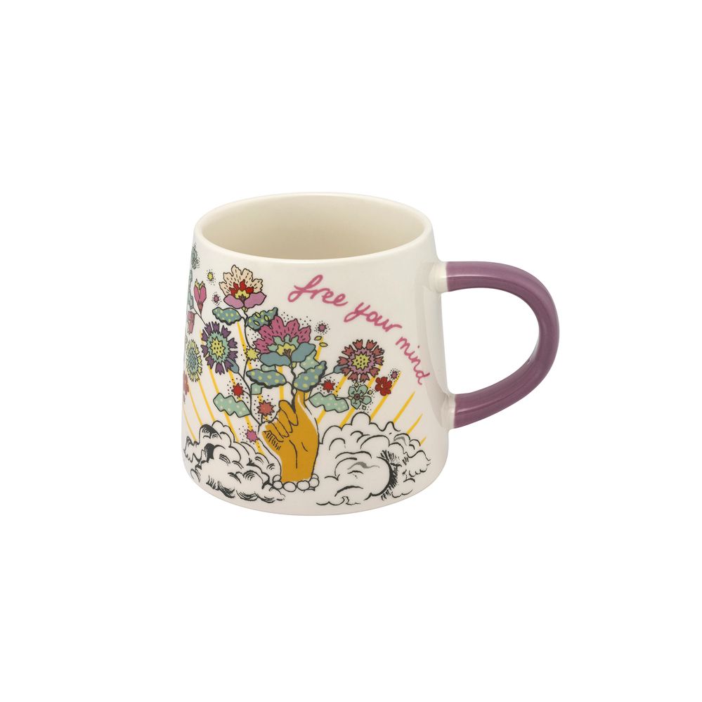  Cath Kidston - Ly/Billie Mug - Celestial - Blue/Pink 