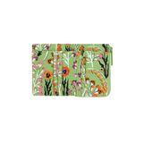  Cath Kidston - Ví nữ ngắn/Slim Pocket Purse - Paper Pansies - Green 