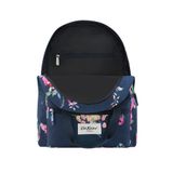  Ba Lô\MFS Backpack w' hanging loop New Birds and Roses-Navy-1072761 